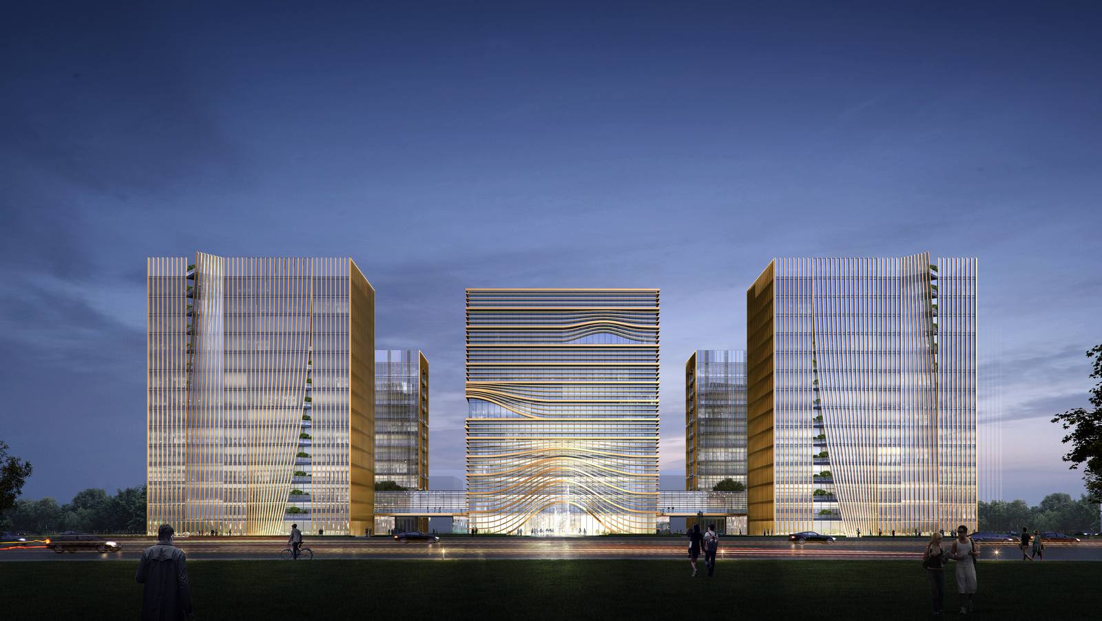 Changxing Fashion City exterior rendering