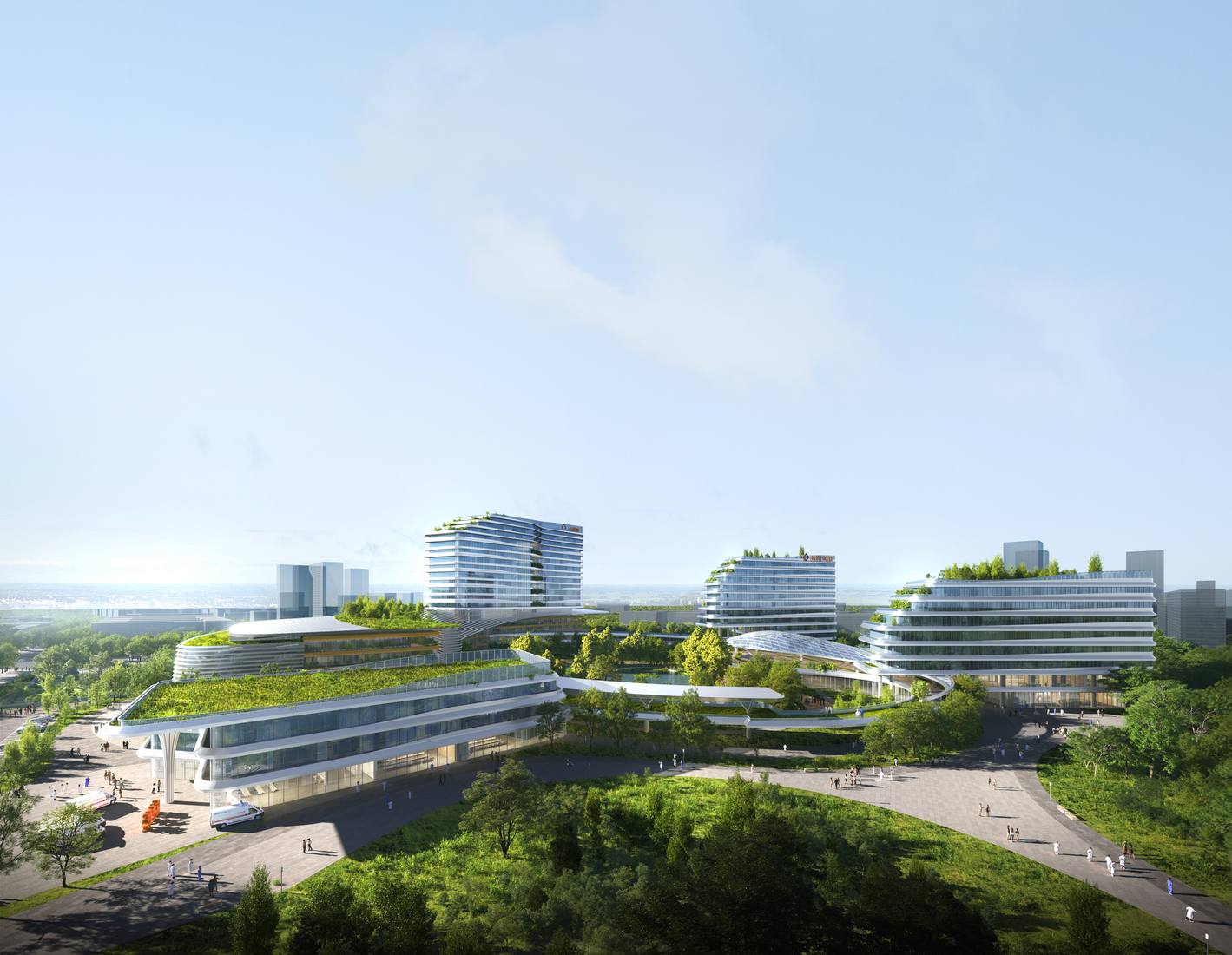 Dongguan Binhai Bay Hospital development view