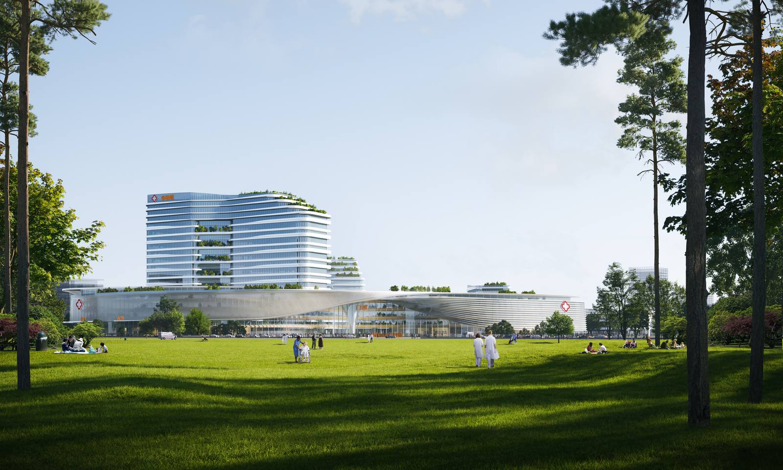 Dongguan Binhai Bay Hospital park view