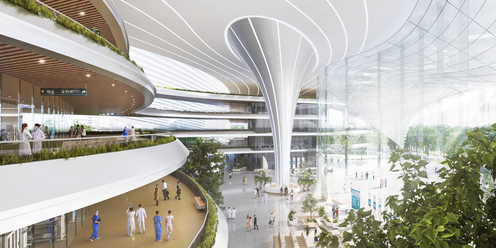 Dongguan Binhai Bay Hospital interior
