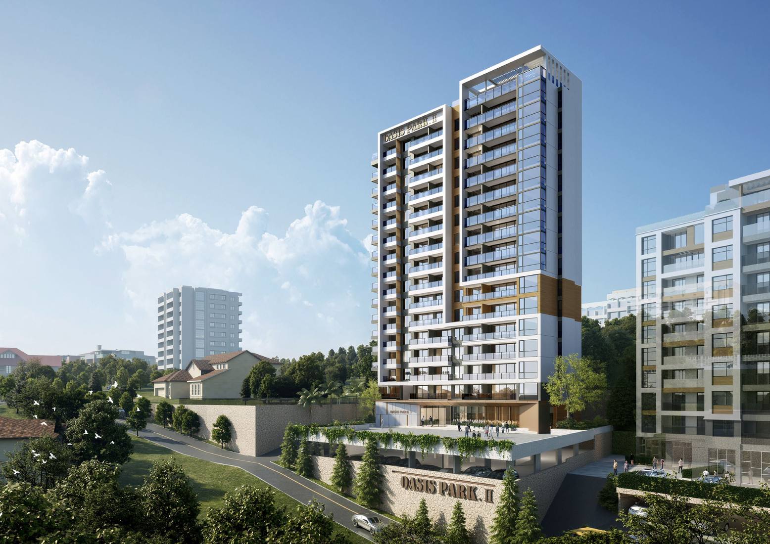 Kigali complex architectural rendering