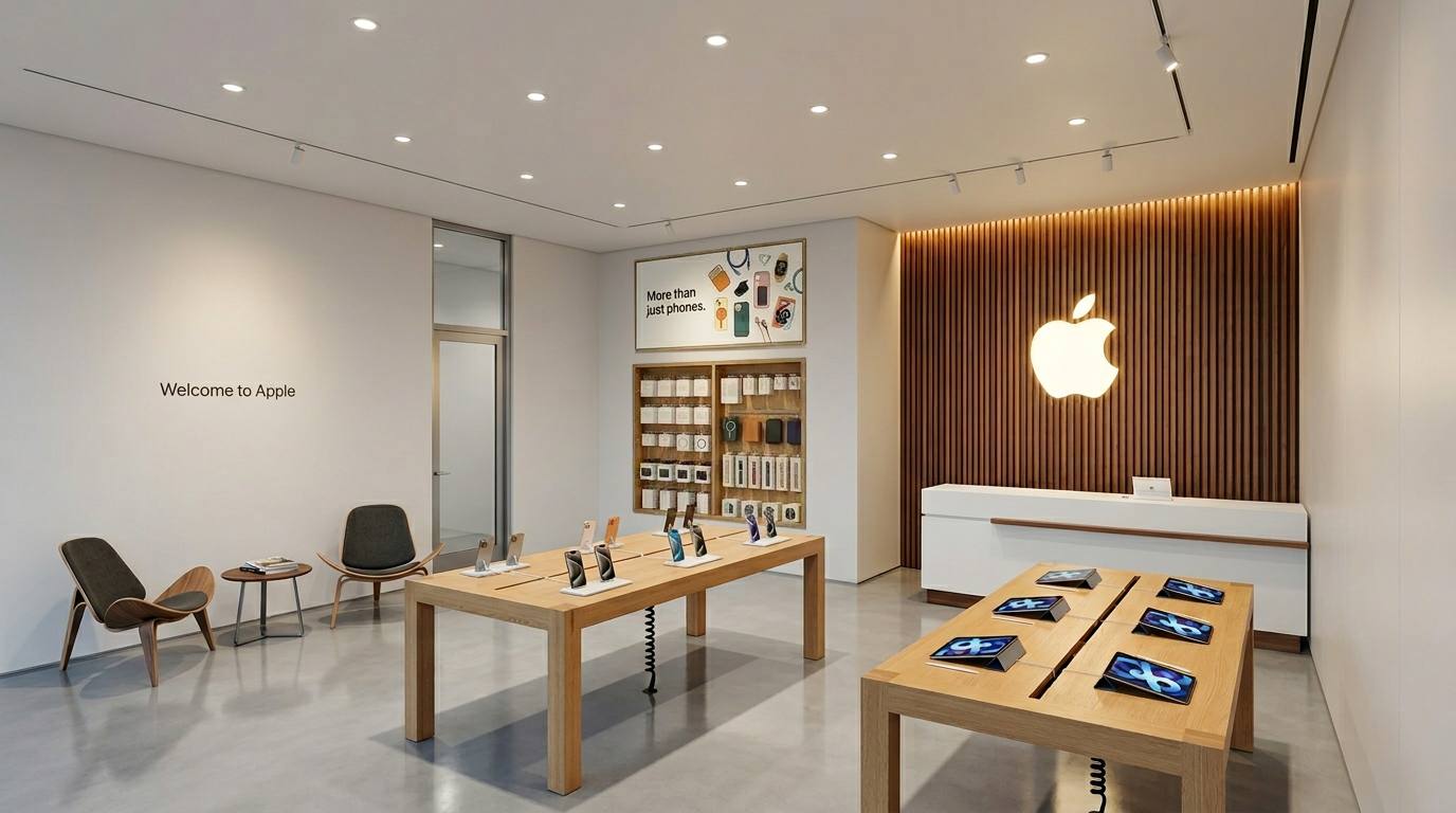 Lagos mobile phone store interior design
