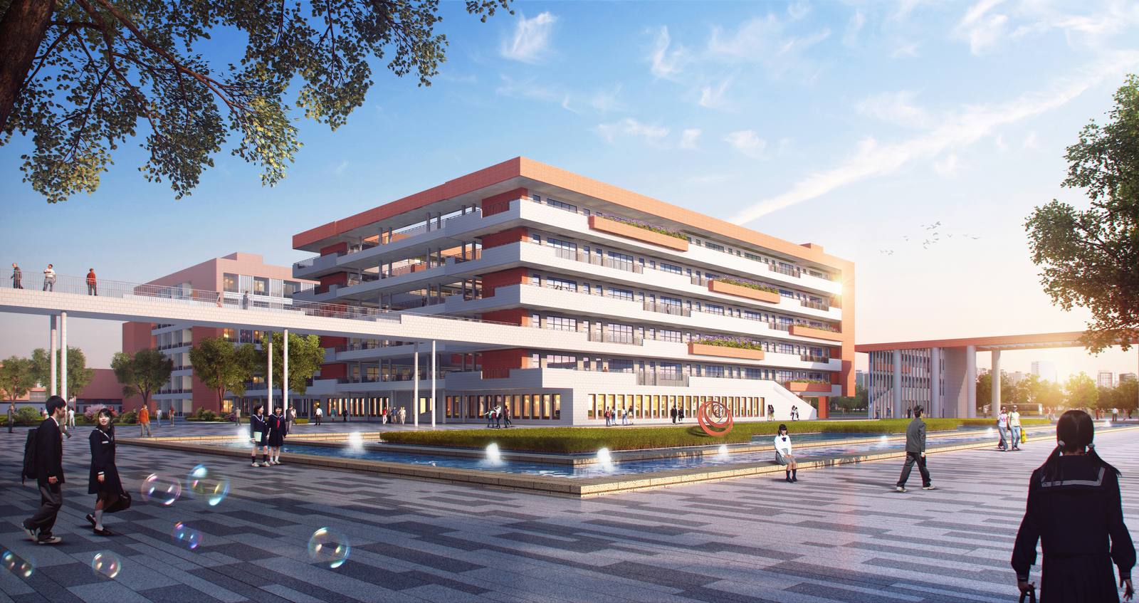 Qiaotou Middle School view 3