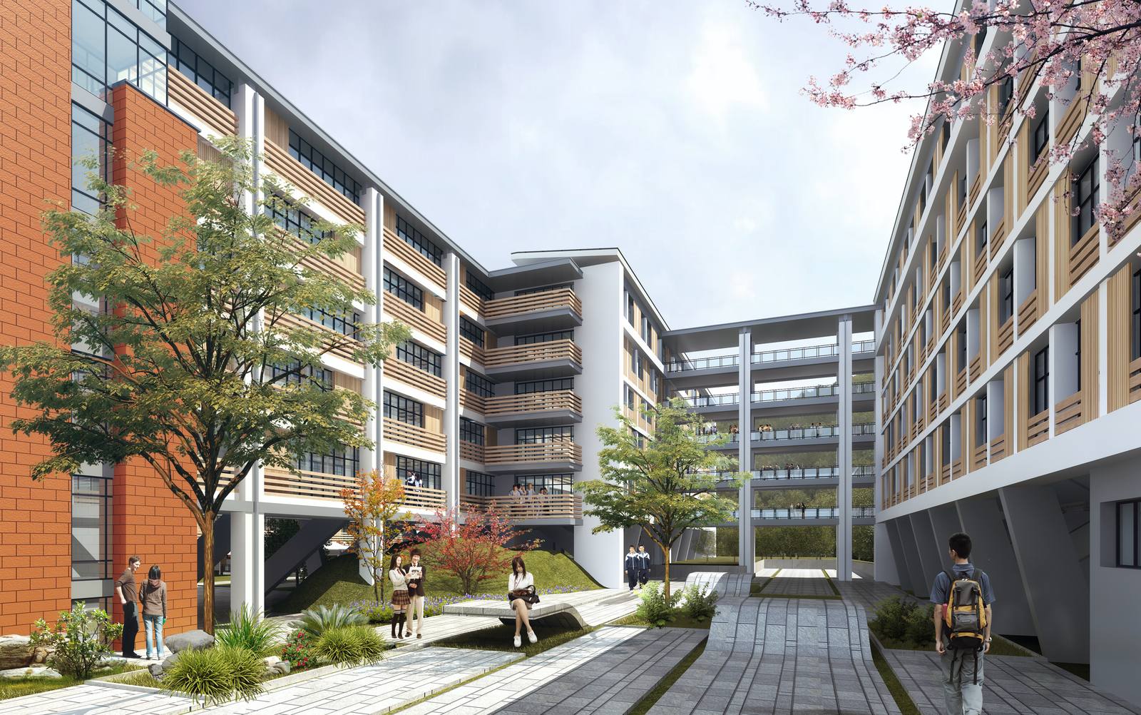 Sanxiang Middle School view 2