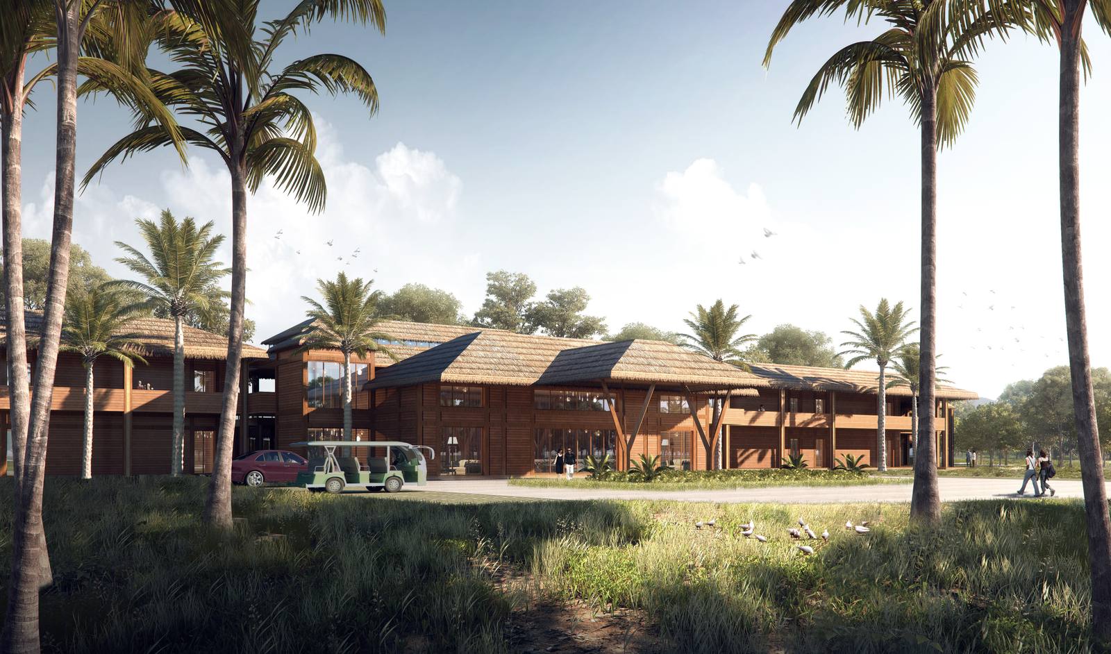 Uganda National Forest Park Hotel exterior rendering